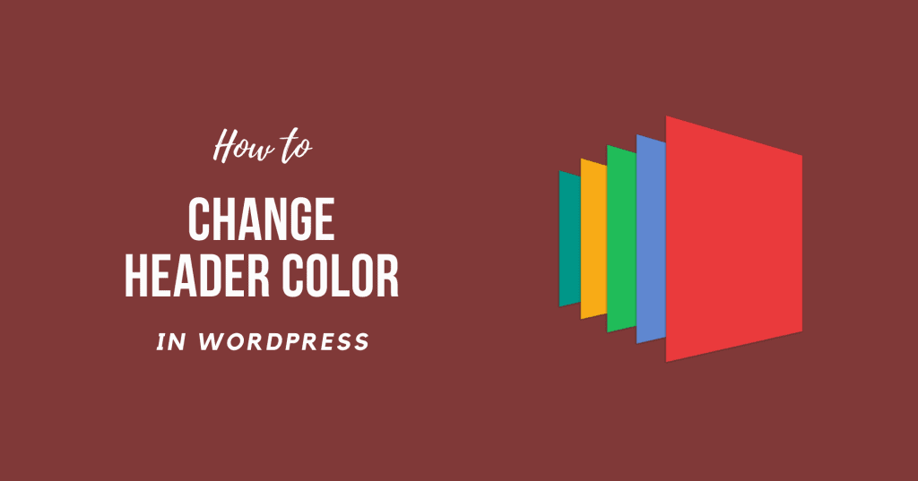 How to Change Header Color in WordPress