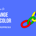 How to Change Link Color in WordPress using css