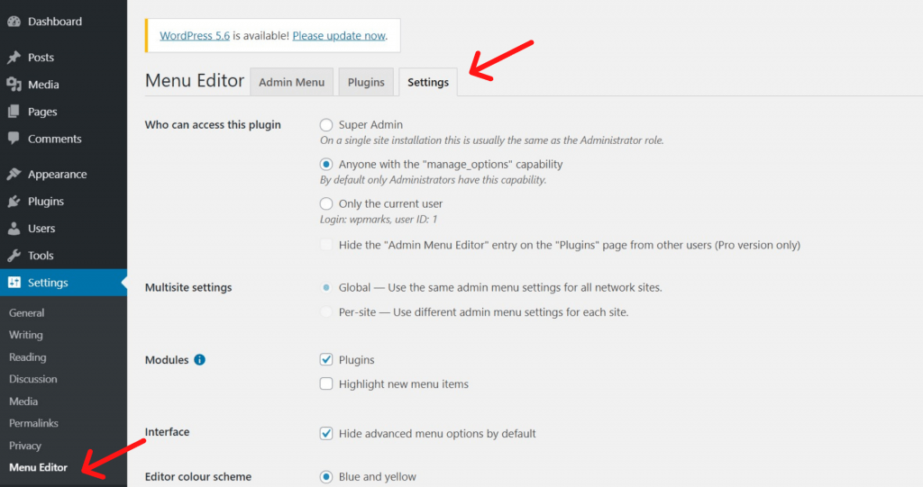 How to Edit WordPress Admin Menu