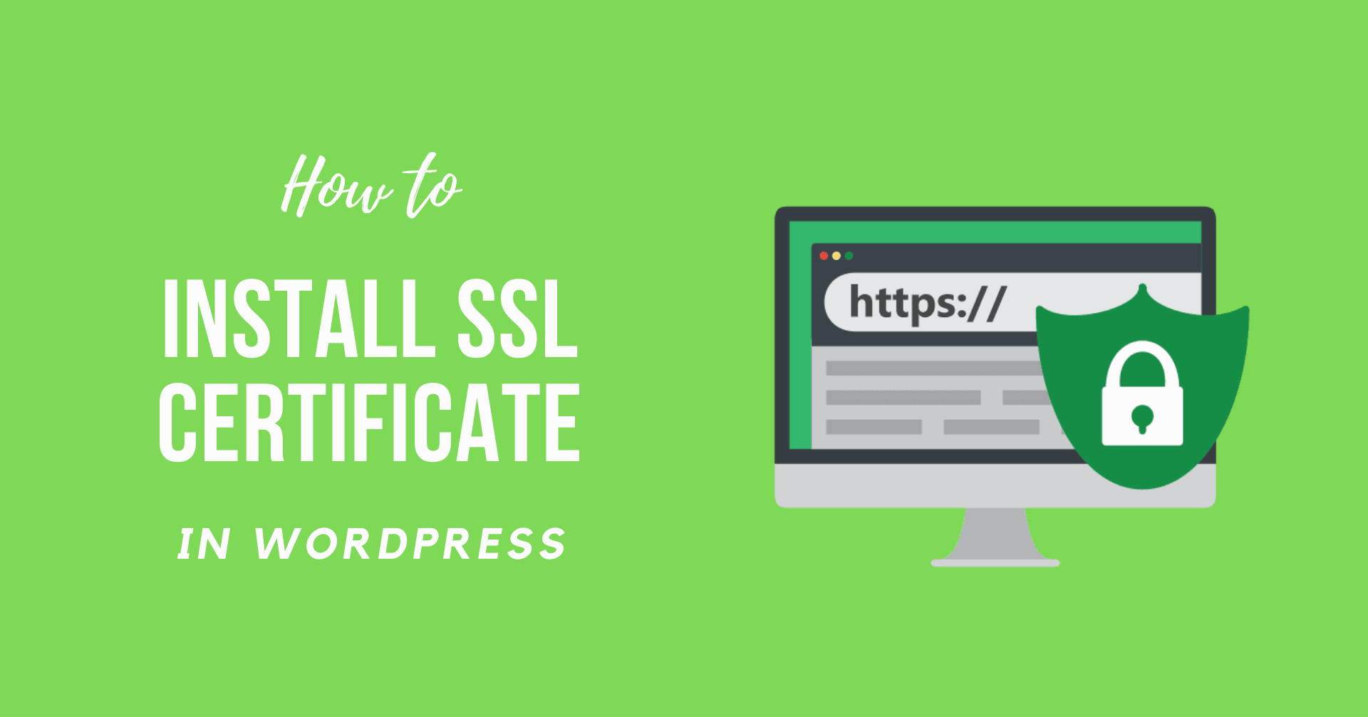 How to Install SSL Certificate WordPress Using Plugin
