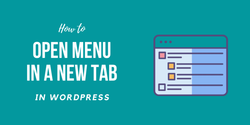 How to Make Specific WordPress Menu Open in a New Tab