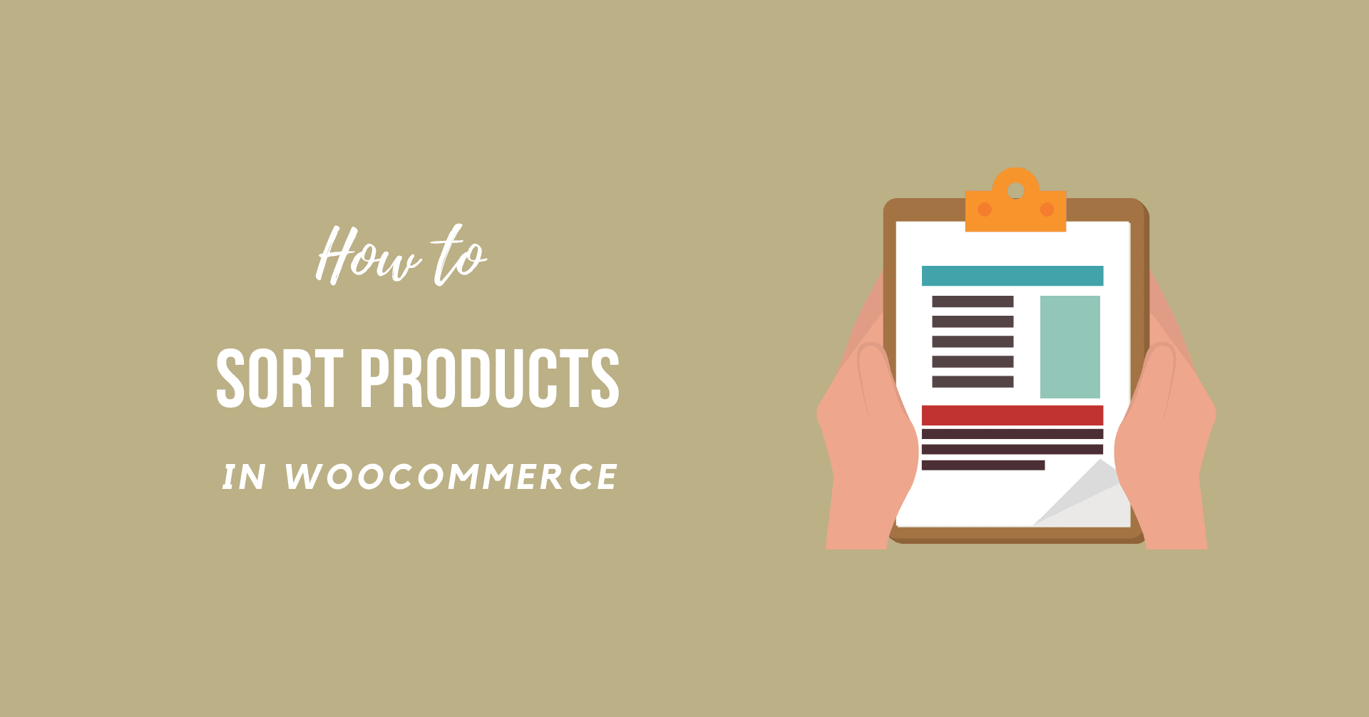 How to Sort Products in WooCommerce (2021)