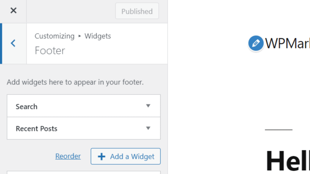 What is a Widget on WordPress